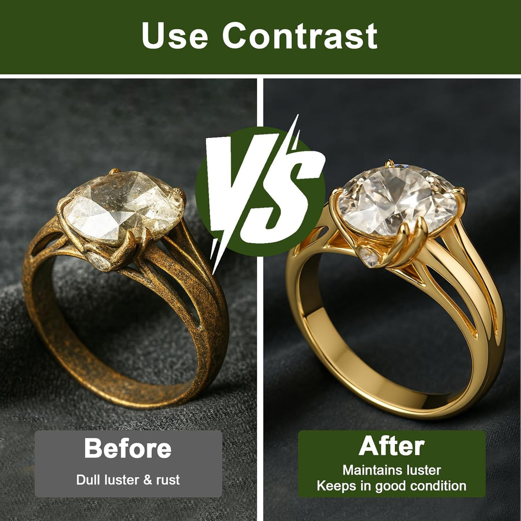 50ml Jewelry Protective Coating, Jewelry Sealant Tarnish Protection Maintain Brilliant Luster, Against Wear & Oxidation, Suitable for Metals, Gemstones