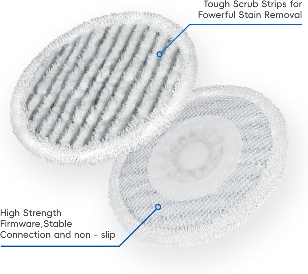 10 Pack Steam Mop Replacement Pads for Shark S8001 S7001 S7201 S7000AMZ S8201 Steamer Mop Washed Pad Repeatedly for All Floors Cleaning