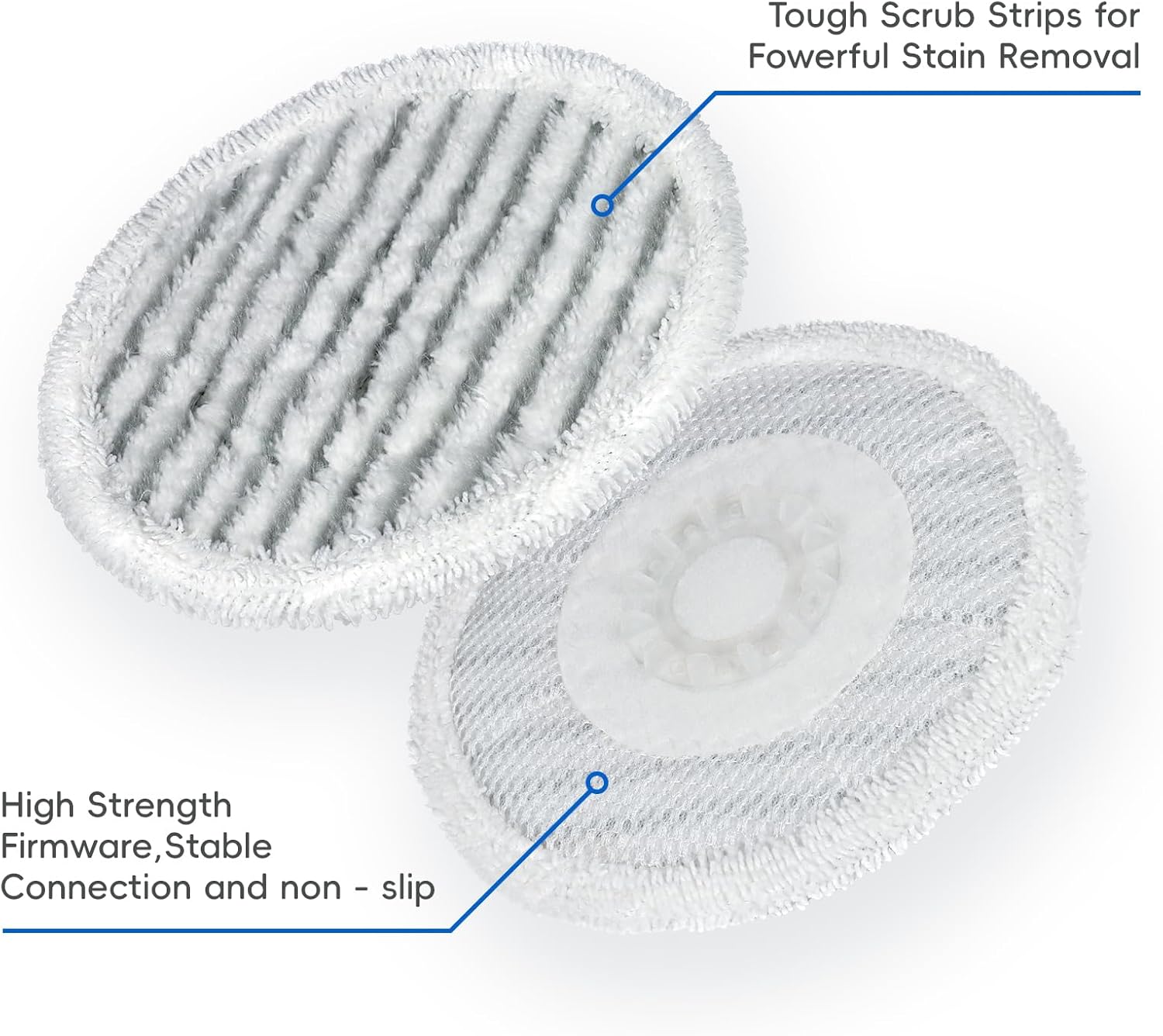 10 Pack Steam Mop Replacement Pads for Shark S8001 S7001 S7201 S7000AMZ S8201 Steamer Mop Washed Pad Repeatedly for All Floors Cleaning
