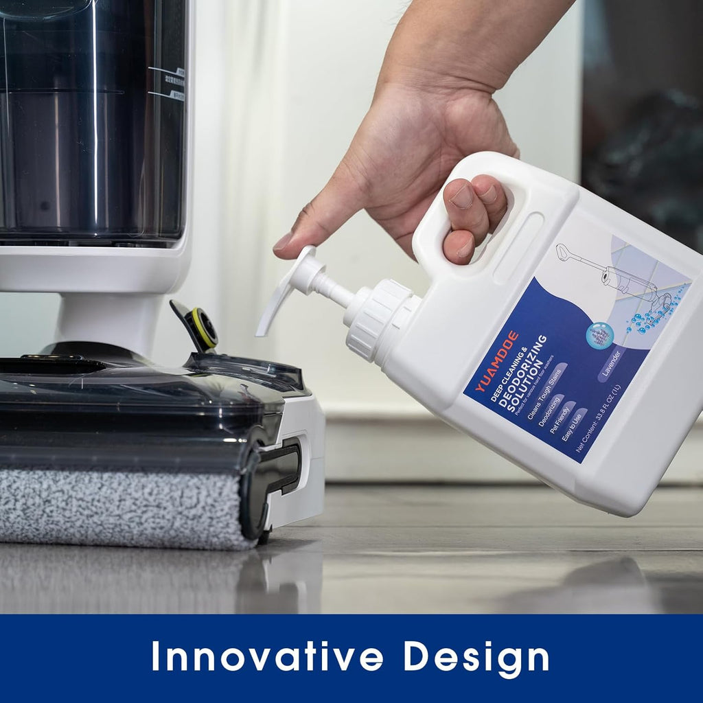 Deep Cleaning & Deodorizing Solution, 33.8FL OZ/1L, Designed for Tineco, Compatible with Floor One Series & Floor Series (EXCEPT S5 Steam/S7 Steam/FLOOR 5 Steam), Lavender Fragrance