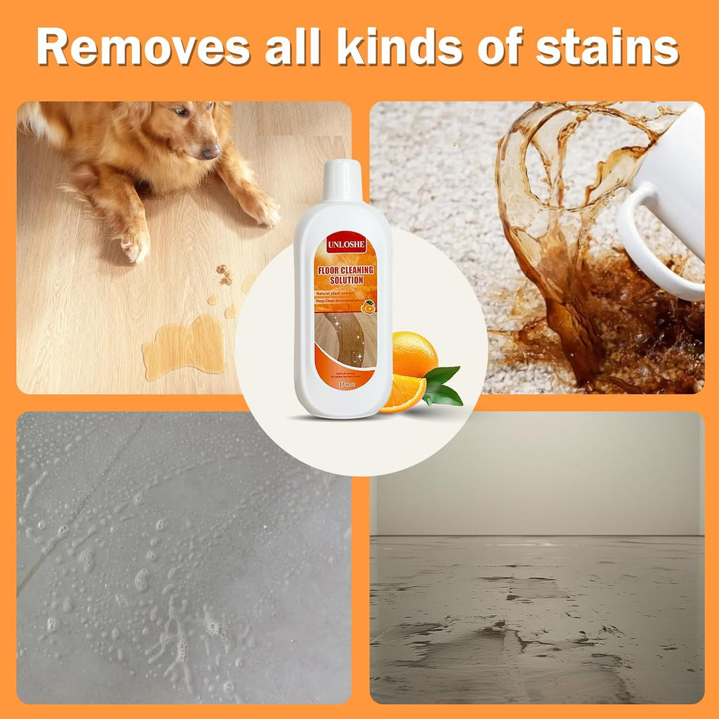 Floor Cleaning Solution for Multiple Hard Floors - 34 fl oz Floor Cleaner, For All Robot Vacuums with Mopping and Cordless Wet/Dry Vacuum Mops, Deep Clean for Tile, Wooden Floor, Laminate (Lavender)