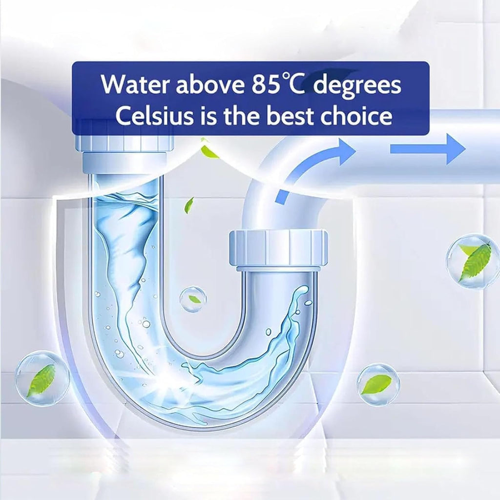 Pipeline Dredging Agent, Drain Clog Remover, Powerful Pipe Dredging Agent Powder, Sink and Drain Pipe Unclogging Agent For Kitchen Toilet (2)