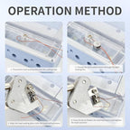 20PCS 10x6mm Round Lead Seals Security Meter Seals with 20PCS Copper Wires and 1PC Sealing Plier