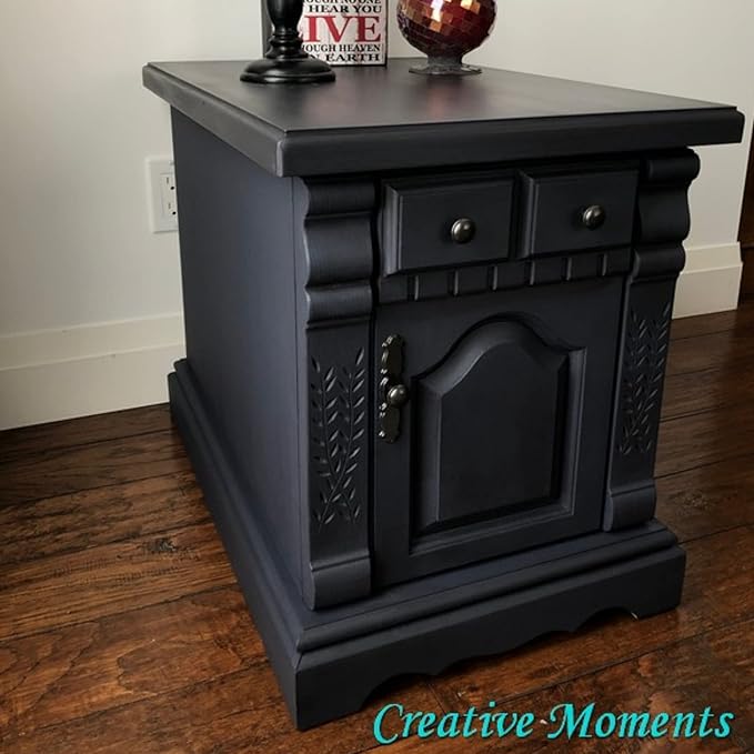 Dixie Belle Paint Company Chalk Finish Furniture Paint - In the Navy (16oz) - Matte Dark Navy Chic Chalk Mineral DIY Furniture Paint