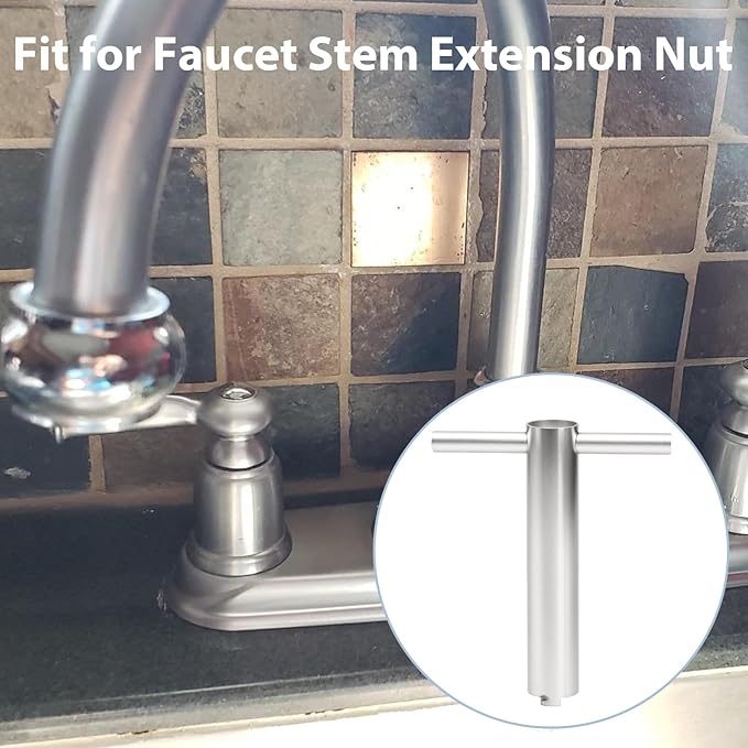 Cartridge Removal Tool with Handle Compatible with Moen 14272 1224 1234 1248 Replacement Cartridge Faucet Retainer Puller for Bathtub