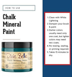 Dixie Belle Paint Company Chalk Finish Furniture Paint - Antebellum Blue (16oz) - Matte Dark Teal Chic Chalk Mineral DIY Furniture Paint