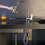 18.35oz(1.15lb) Pull Down Faucet Weight Ball, Kitchen Sink Pull Out Sprayer Gravity Ball Replacement Part, Universal Bathroom Basin Sink Stainless Steel & Braided Hose