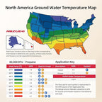 MIZUDO Tankless Water Heater Propane Indoor, Max 3.6 GPM 80,000 BTU CSA Certified 3/4" NPT On Demand Instant Hot Water Heater for 2-3 Fixtures Whole Family or Apartment Use