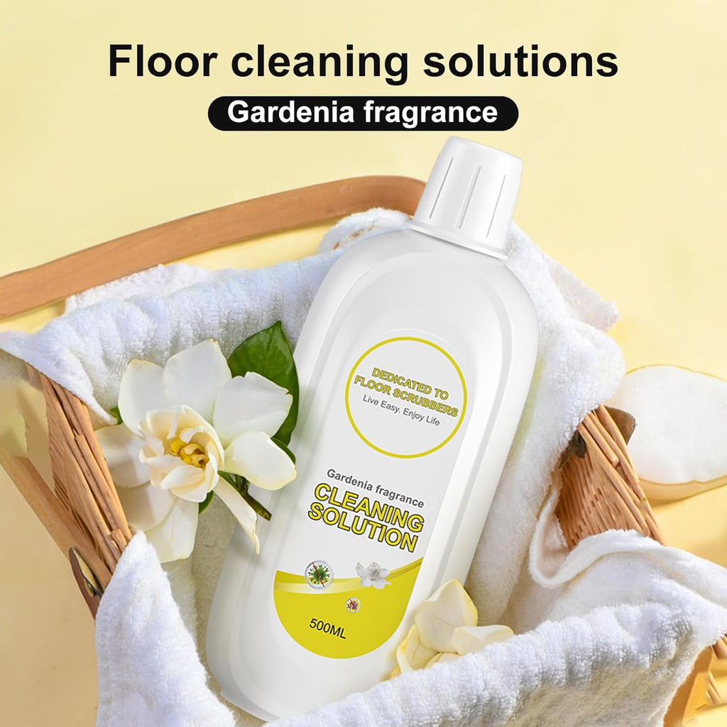 Floor Cleaning Solution Compatible With Tineco, Deep Cleans for Multiple Hard Floors, Suitable With All Robot Vacuums with Mopping and Cordless Wet/Dry Vacuum Mop (Gardenia 1 Bottle)