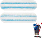 2 Pack Reusable Mop Pads Compatible with O-Cedar/Vileda H2prO System,Microfiber Pads Refills Machine Washable Up to 100 Times Wet Dry Use Suitable for All Floor Types (2 Pack)