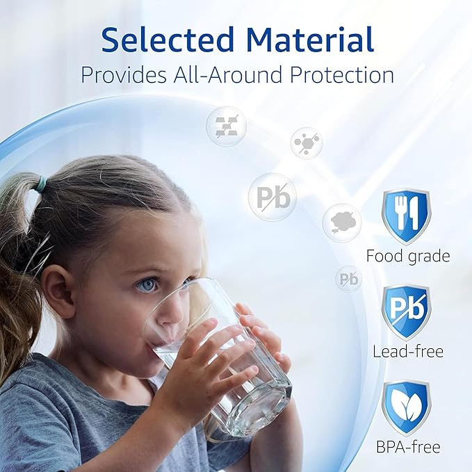 Waterspecialist Replacement for GE® RPWFE®, RPWF (Built-in CHIP) Refrigerator Water Filter, Compatible with GYS22GMNES, GYE22HSKSS, PYE22PELDS, GFE26GMKES, GFE26GGHWW, PFE28KYNFS, 3 Filters