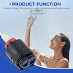 Mgoodoo 40PHF-2 Pressure Balance Cartridge, 40mm Shower Cartridge Replacement Fit for Tub/Shower Faucet Valve