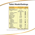 Korky 3070BP Large 3" 2X High Performance Universal Toilet Flapper, Red (Pack of 6)