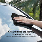 HOMERHYME Microfiber Cleaning Cloth, Premium 8 Pack Cleaning Towels, Lint-Free & Streak-Free Ultra Absorbent, 300GSM Reusable Microfiber Towel for Cars Shop Garage Home and Kitchen, 12.6" x 12.6"