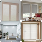 Roller Shades Bracket,2 Pairs Blind Brackets for Roller Window Shades,Metal Roller Shade Hardware with Screws,Outside Mounted Window Blind Brackets for Home Office, Silver