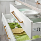 FILTA Cabinet Handles 12.6 Inch 6 Pack Antique Brass Cabinet Pulls for Kitchen Metal Drawer Pulls Modern Cabient Hardware Cupboard Handles