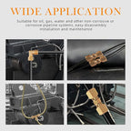 101Pcs Brass Compression Tube Pipe Fittings, Air Nylon Tubing Fittings Assortment Kits 1/4" 1/8" 3/8" 1/2" 5/8" Union/Tee/Elbow/Straight Connector for Industrial Use or Trucks Trailers