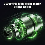 Precision Electric Screwdriver Kit, Mini Cordless Electric Rotary Drill Tool Set with Led Light 3 Torque 34 Magnetic Bits, for Repair, Sanding, Polishing, Drilling, Carving, DIY Crafts