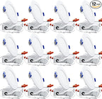 TORCHSTAR 12-Pack 4 Inch Ultra-Thin LED Recessed Lighting with J-Box, 2700K Soft White, 10W Dimmable 650lm Brightness LED Downlight, ETL & Energy Star Listed