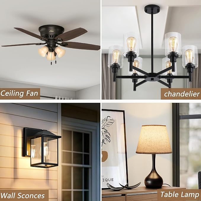 A19 Frosted Vintage LED Edison Bulbs 40W, E26 Dimmable LED Filament Light Bulbs, 4000K Neutral White,4W Equivalent 40W,400LM, AC120V, A19 Frosted Light Bulbs with 90 CRI,6Pack