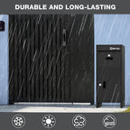 Package Delivery Boxes for Outdoor, Parcel Drop Boxes for Outside with Anti-Theft Design,Parcel Mailbox is Weatherproof, Rustproof,Suitable for Home/Office/Shop Non-installation(15.7*15.7*37.8 in)