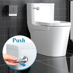 12 Pcs Toilet Handle Lever Flush Replacement Universal Brass Toilet Flush Handle Toilet Tank Trip Lever Bulk for Most Front Mount Toilet