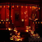 C9 Halloween Orange Replacement Bulbs 25 Pack, C9 Ceramic Orange Incandescent Bulb Christmas Light Bulbs for Halloween String Lights Outdoor Patio Christmas Lighting, E17 Intermediate Base, 7 Watts