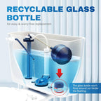 Vacplus Toilet Bowl Cleaners - 3 Pack, Automatic Long-Lasting Toilet Cleaner Bottles, Easy-to-Use & Powerful Cleaning