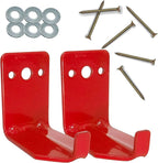 Fire Extinguisher Mount, Wall Hook, Fire Extinguisher Bracket up to 40 lbs Extinguishers, Suitable for Big and Small Fire (2 Brackets)