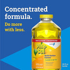 Pine-Sol Multi-Surface Cleaner, CLOROXPro, 2x Concentrated Formula, Lemon Fresh, 80 Fl Oz, Pack of 3