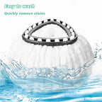 4 PCS Spin Mop Replacement Head,100% Microfiber Mop Heads Replacements Compatible with Triangle Spin Mop,360 Degree Round Spin Mop Replacement Head for Easy House Cleaning Floor Mopping