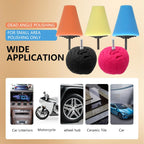 5Pcs Aluminum Polishing Kit Foam Sponge Polishing Balls Wheel Polishing Kit for Drills, Car Wheel and Polisher Kits for Car Care, Chrome, Rims, Metal, Plastic, Ceramic and Glass.