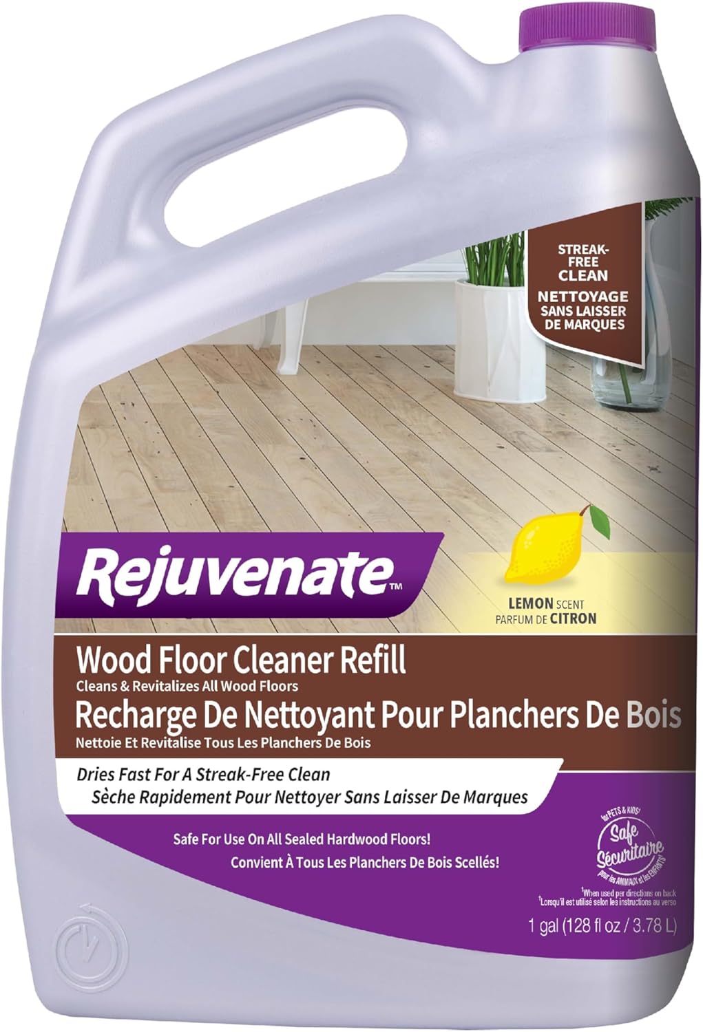 Rejuvenate High-Performance Professional Hardwood Floor Cleaner (1 Gallon)