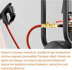 GASHER 2 Pcs Brass Tee Fitting, 3/8" x 3/8" x 3/8" NPT Female Pipe Fittings