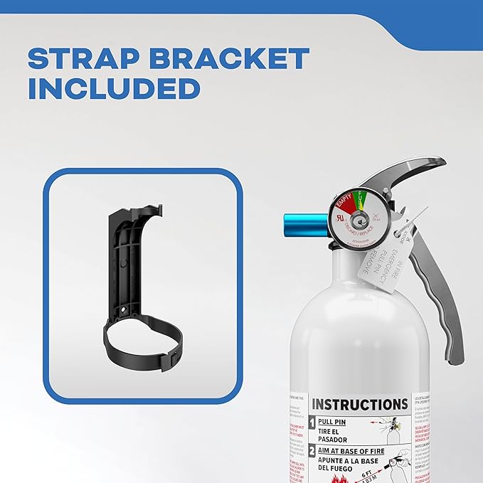 Kidde Mariner 5 Fire Extinguisher for Boats, Single-Use 5BC