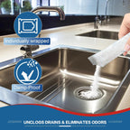 Drain Clog Remover 18 Packs Fast Acting Drain Cleaner Powders for Kitchen Sink Bathroom Shower Bathtub Powerful Pipe Unclogger Clears hair Grease Safe for Pipes