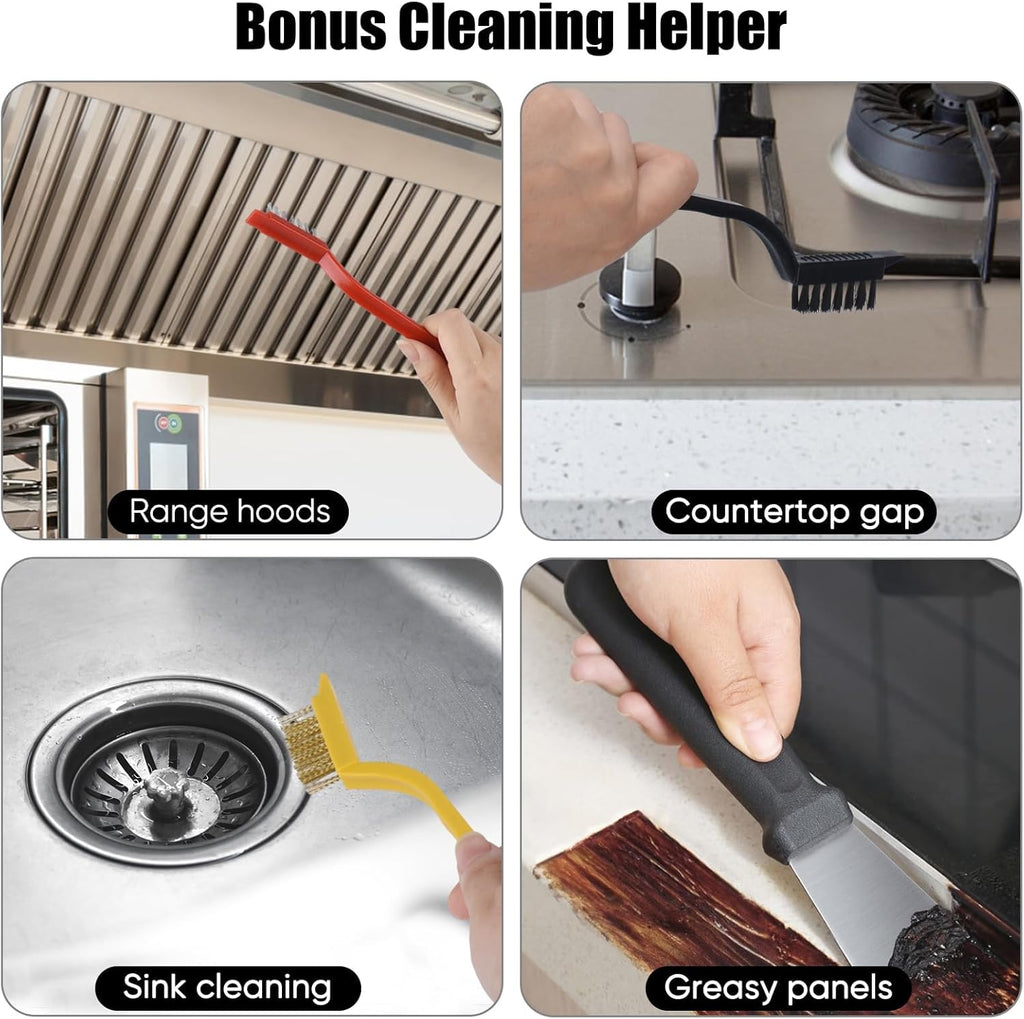 12Pcs Crevice Cleaning Brush Set,Hard Bristle Cleaning Supplies for Deep Cleaning Gap,Home Essentials,Bathroom Scrub Cleaner Brushes Tools for Household Use,Kitchen,Toilet,Window