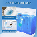 Toilet Bowl Cleaner Tablets Blue Toilet Tank Cleaners, Septic-Safe Hard Water Stain Remove, Effervescent Stain Odor Remover Bathroom， Automatic Toilet Cleaning & Deodorizer, Fresh Scent - 50 Tabs kkk