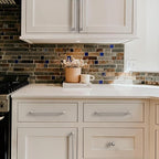 6 Pack Brushed Satin Nickel Cabinet Pulls 12.6 Inch Kitchen Cabinet Handles Cabinet Hardware Kitchen Handles for Cabinets Wardrobe Pulls Nickel Dresser Pulls Drawer Handle