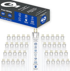 GoodBulb 21-Watt 34 Inch T5 Fluorescent Light Bulb 5000K Daylight White Color Medium Bi-Pin Base 2100 Lumens 85 CRI 36000 Life Hours Instant/Programmed Start Pack of 40 Bulbs