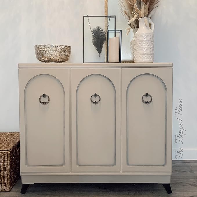 Dixie Belle Paint Company Chalk Finish Furniture Paint - Burlap (32oz) - Matte Cozy Tan Chic Chalk Mineral DIY Furniture Paint