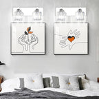 Aipsun Bathroom Vanity Lighting Fixtures Crystal Vanity Lights for Bathroom 2 Lights Stainless Steel Wall Lighting Fixtures(Exclude Bulb)