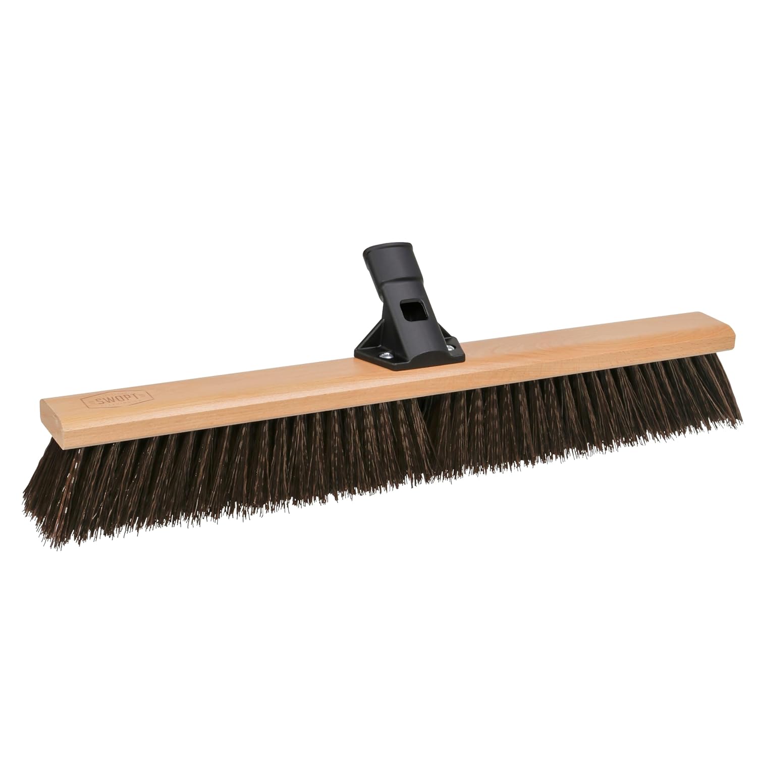 SWOPT 24” Premium Rough Surface Push Broom Head — Outdoor Push Broom for Driveways, Sidewalks, Patios — Cleaning Head Interchangeable with All SWOPT Cleaning Products for Efficient Cleaning & Storage