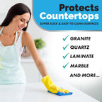 [12 Oz] Home Ceramic Coating Spray Kit - Shine, Seal & Protect Kitchen & Bath Surfaces - High Shine - Repels Stains & Grime Effortlessly - Use on Stainless Steel, Sinks, Countertops, Glass & More