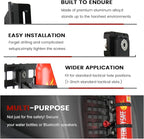 MOLLE Panel Fire Extinguisher Mount Kit-Quick Release Car Fire Extinguisher Mount Bracket for 1-2in Tactical Rigid MOLLE Panel Holes.Fire Extinguisher Holder Fits MOLLE Panels Accessories for Vehicle