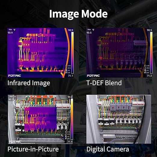 TK6 Thermal Imaging Camera, 384 x 288 IR Resolution, 25° *19° FOV, Manual Focus Thermal Imager with 5MP Visual Camera for Building, Electrical Inspections, -4°F to 1022°F, 3.5" Touch Screen