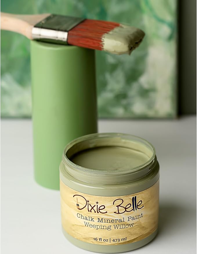 Dixie Belle Paint Company Weeping Willow Chalk Mineral Paint - Size: 1 Gallon (128 oz.) – Matte Chic Chalk Mineral DIY Furniture Paint