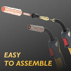 TOOLIOM MIG Welding Gun Torch Stinger Replacement for Lincoln Magnum 250L K533-7, MIG Gun 250Amp 15FT Cable