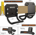 MUTUACTOR Hammer Holder for Belt Clip,Heavy Duty Tough Tool Clip for Drill Holder,1 Set Quickly Access Tool Belt Hammer Holder for Power Drill Drivers Heavy Duty Hatchet Hammers Mallets