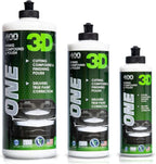 3D One Car Scratch & Swirl Remover Hybrid Rubbing Compound & Polish Buffing Compound for True Paint Correction 16oz Made in USA